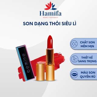 Son thỏi Hamifa son môi chính hãng siêu lì độ che phủ cao có 6 màu đỏ chile, đỏ cam, cam cháy, cam nâu, đỏ nâu, hồng cam