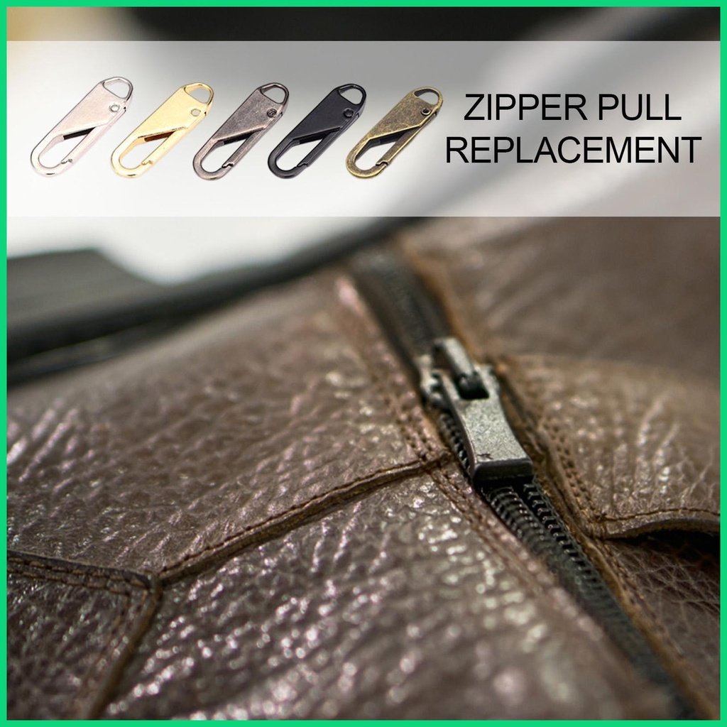 Set 10 Phụ Kiện Khóa Kéo Thay Thế Bằng Kim Loại Thông Dụng Cho Sửa Chữa Dây Kéo