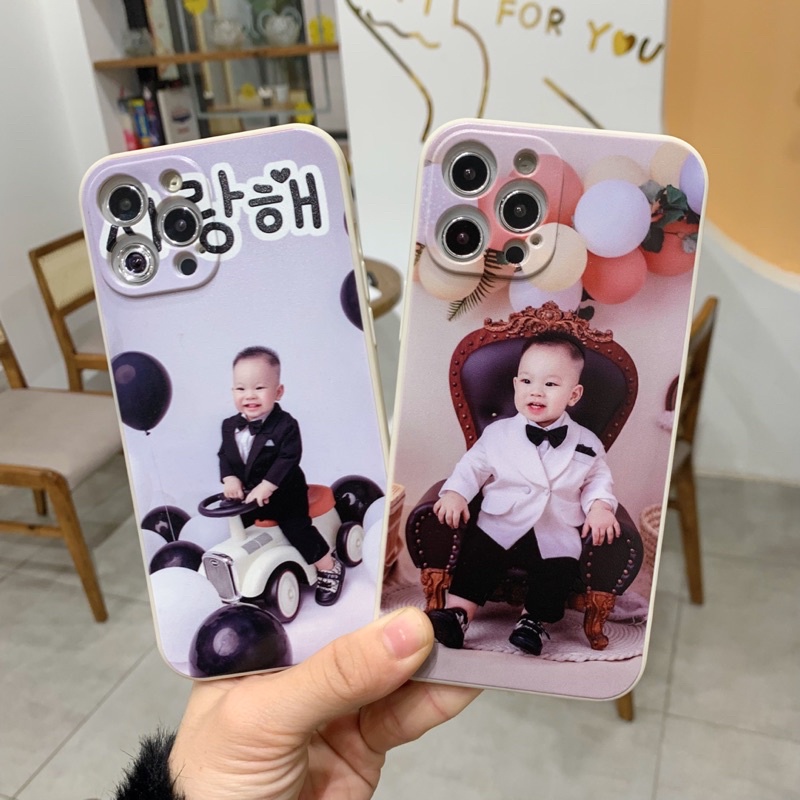 Ốp lưng điện thoại dẻo màu in hình theo yêu cầu.