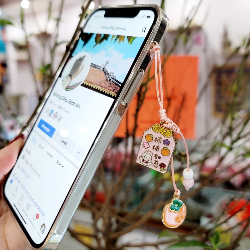 Túi Đào hoa - Duyên may mắn tài lộc Chùa Hà