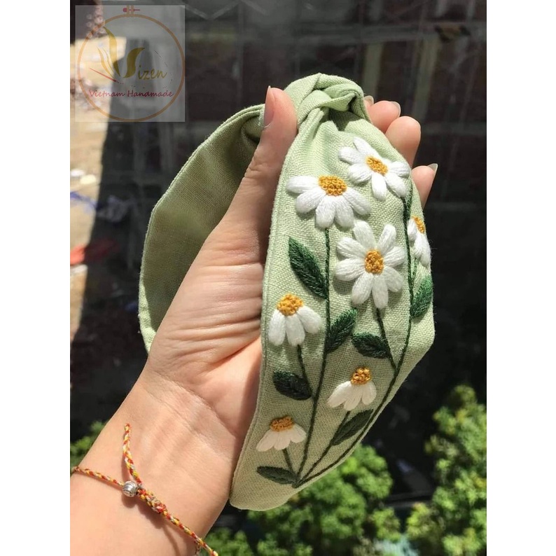 BỜM  CÀI TÓC THÊU TAY