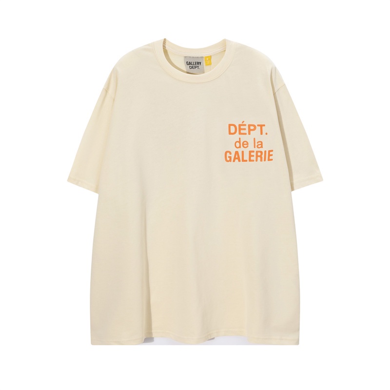 Áo Thun Cotton Ngắn Tay In Chữ GALLERY DEPT Thời Trang Đường Phố Cho Nam Và Nữ