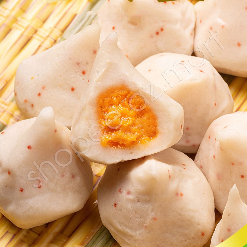 Bánh Bao Hải Sản Nhân Trứng Muối Nhúng Thả Lẩu