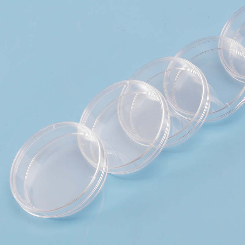 10 chiếc Đĩa Petri tiệt trùng bằng polystyrene 60mm x 15mm có nắp đậy Clear