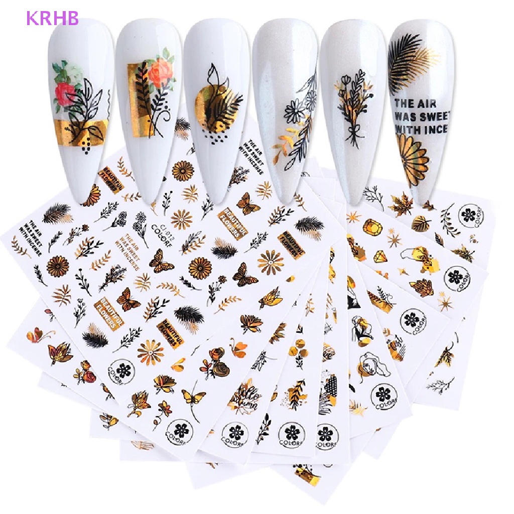 Miếng Dán Trang Trí Móng Tay 3D Thời Trang Mới