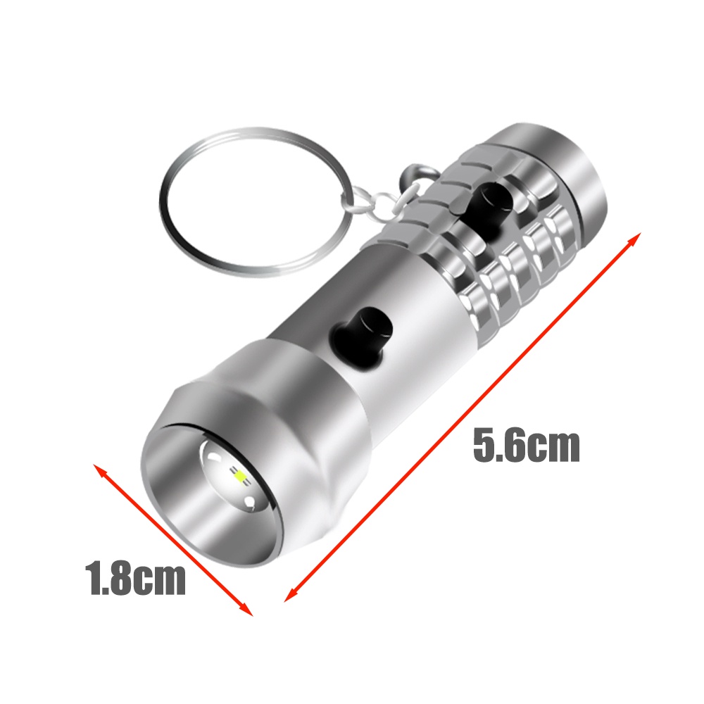 Đèn flash cầm tay khẩn cấp chất lượng cao cho cắm trại Keychain Lamp Mini LED UV Light đèn pin để làm sạch Windows, Kitchens | BigBuy360 - bigbuy360.vn