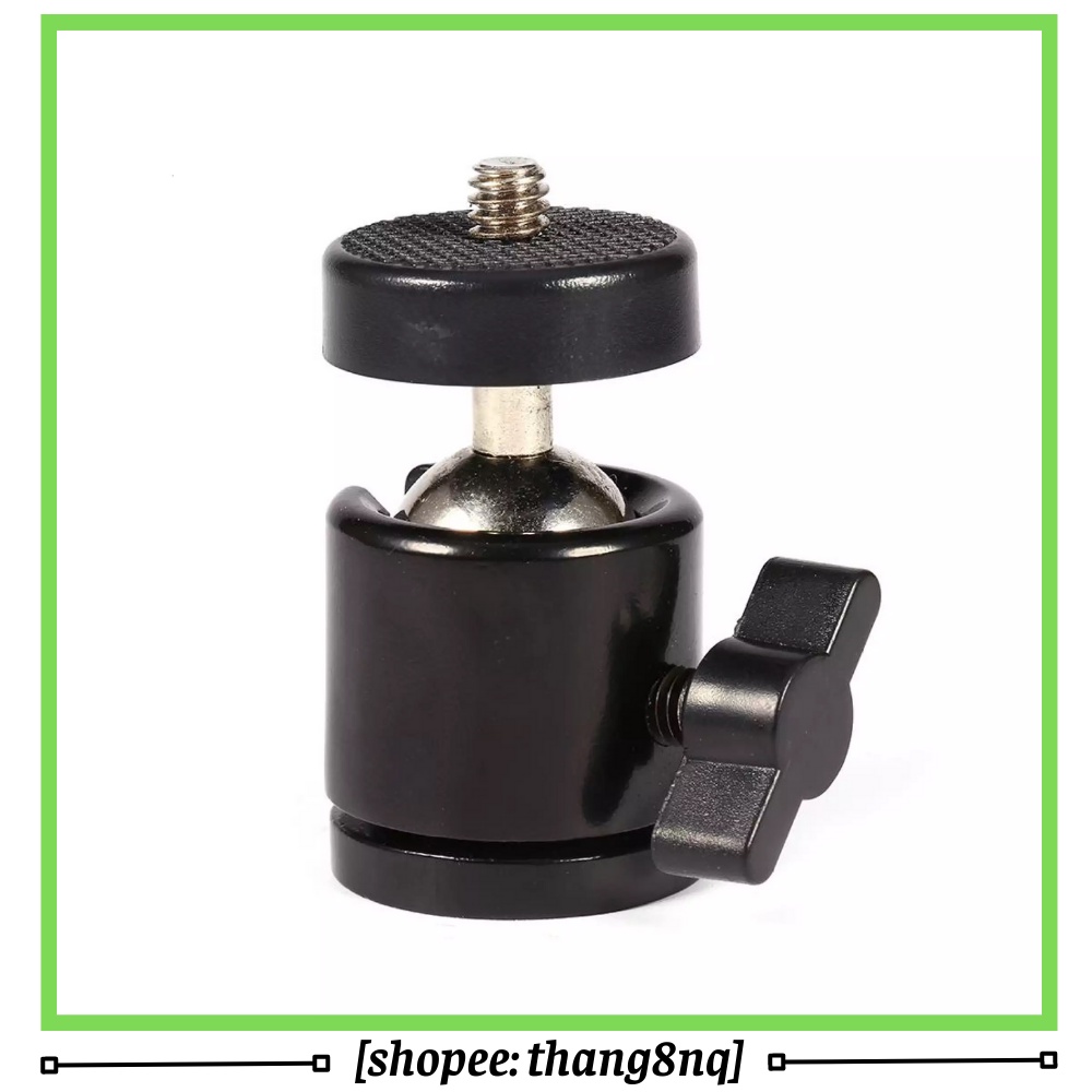 Giá đầu bi 360 độ gắn máy ảnh, máy quay, action cam vào tripod