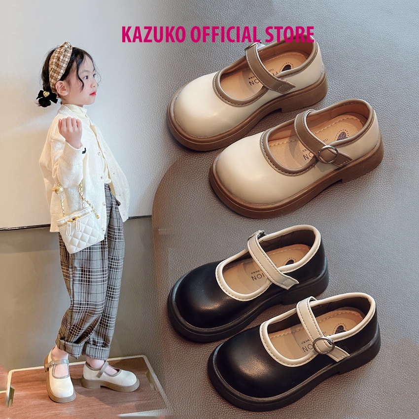 Giày búp bê, giày búp bê bé gái, giày tiểu thư vintage, phong cách Hàn Quốc – BB01