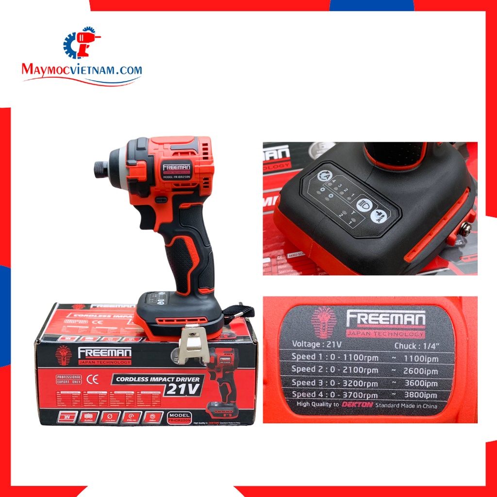 FR-IDR250N Máy Chuyên Vít Freeman