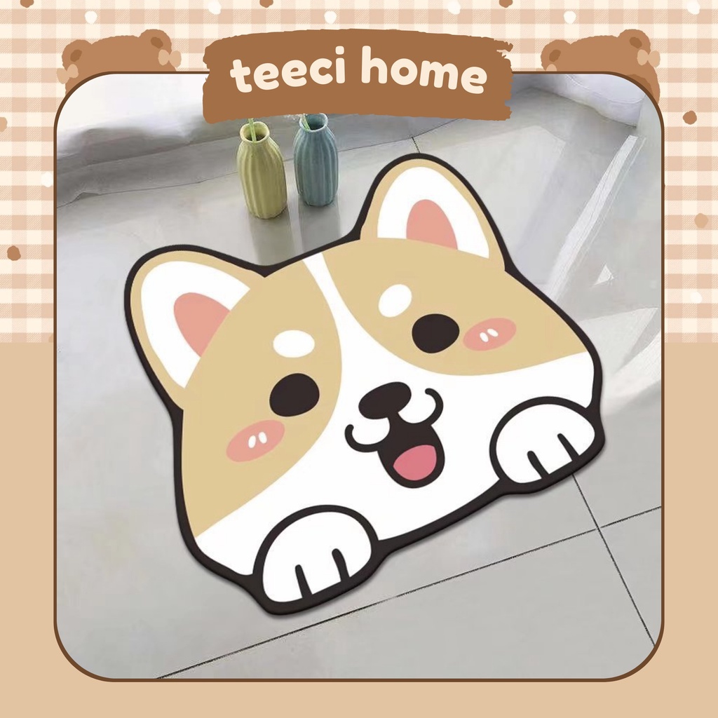 &lt;Video Review&gt; Thảm Lau Chân Thấm Nước Trong Nhà Tắm Chùi Chân Phòng Khách Phòng Ngủ Tấm Trải Sàn 40X60CM U030