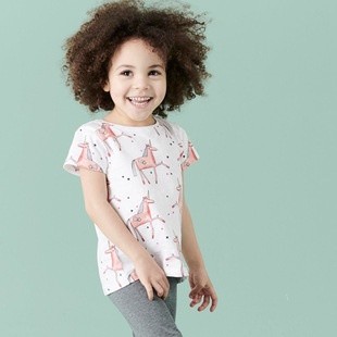 Mã 5128 áo thun ngựa pony của Aosta Betty dành cho bé gái