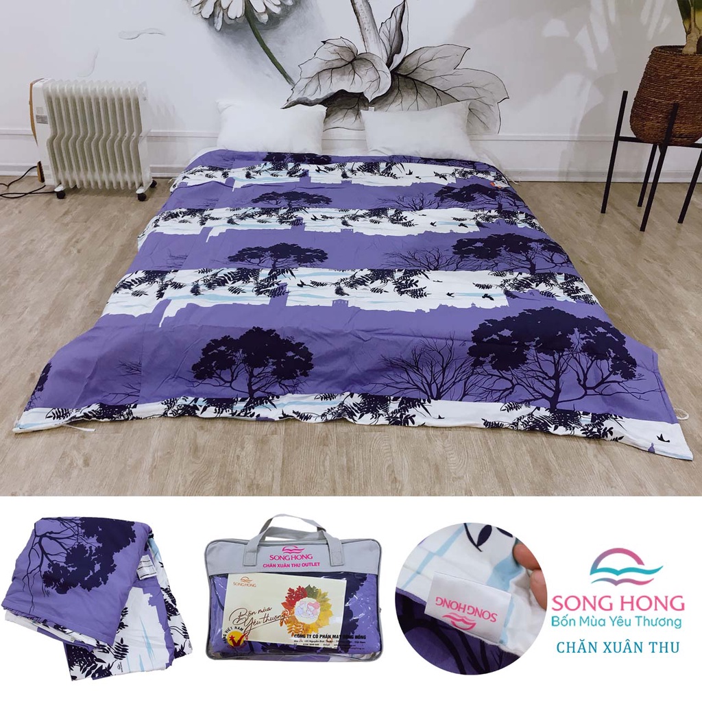 THANH LÝ chăn Xuân Thu 2m x 2.2m - Chất cotton