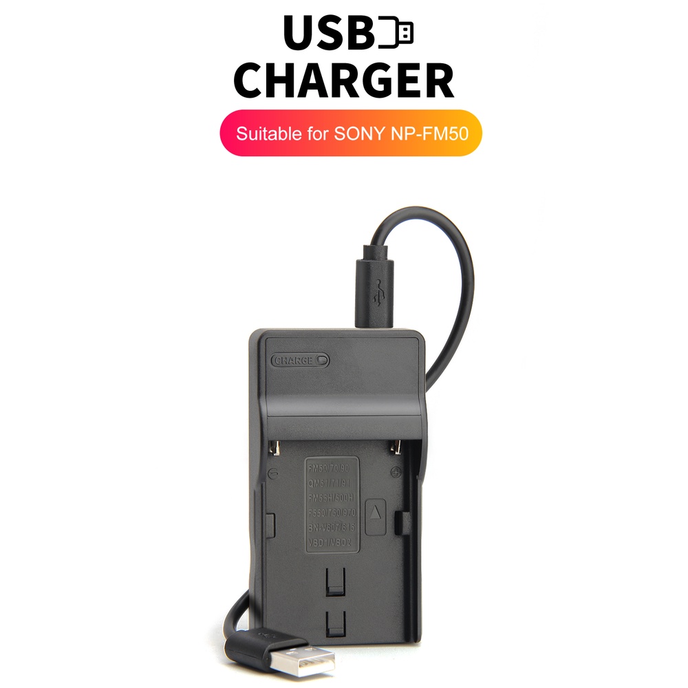 Bộ Sạc Pin Máy Ảnh Kỹ Thuật Số NP-F970 Cho Sony NP-F550 / F750 / F950 / NP-FM50 / FM500H QM71 / QM91 / QM51