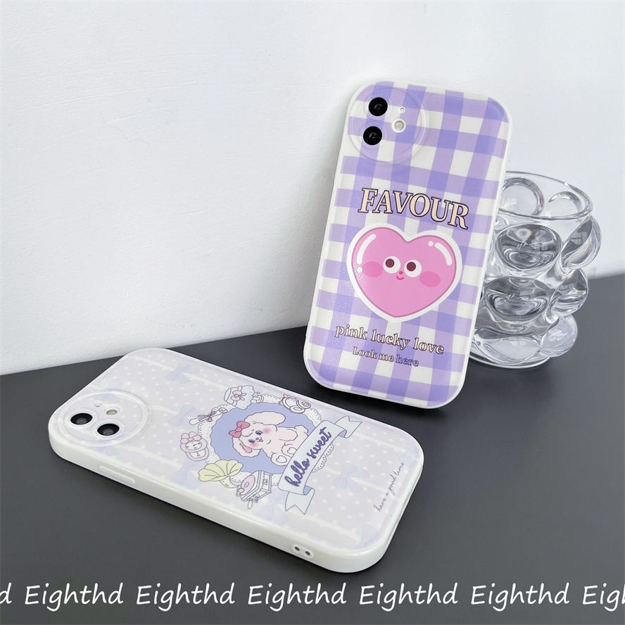 Ốp Điện Thoại Silicon Họa Tiết Hoạt Hình Chú Gấu / Búp Bê Barbie Cho iPhone 14 13 12 11 Pro Max X Xr Xs 8 7 6 Plus SE 2020