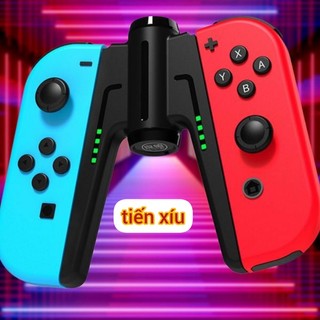 Tay cầm iine charging grip cho Nintendo Switch Oled v1 v2 tích hợp sạc tay joycon IINE Charging Grip handle Lite Switch