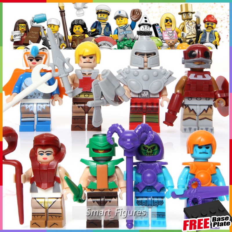 Nhân vật nhỏ He-Man Ram Man Paker Bậc thầy của vũ trụ Phù thủy Rattlor Dtratos Clawful Manaface Nhân vật nhỏ