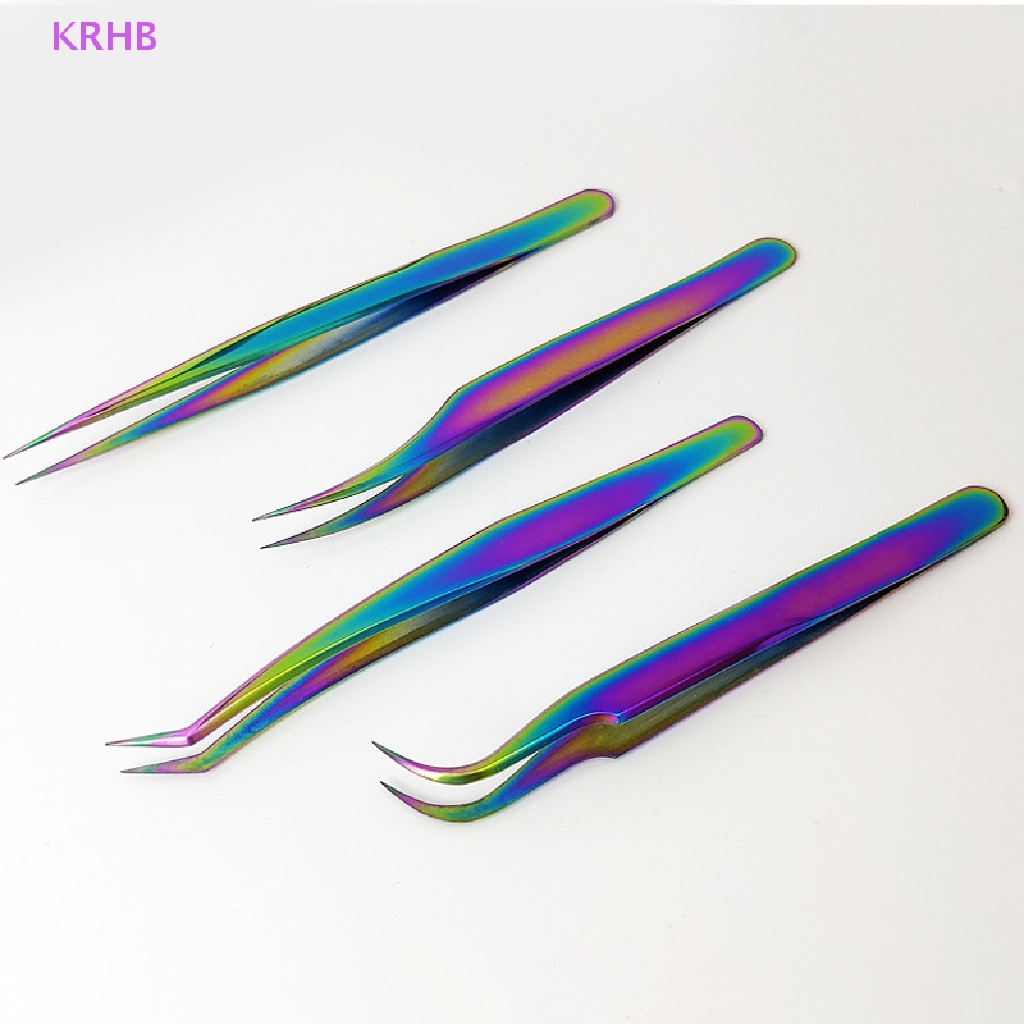 Nhíp Uốn Cong Làm Dài Lông Mi Bằng Thép Không Gỉ Mới