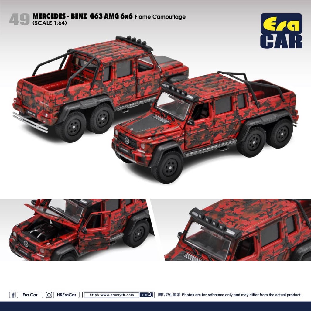 MÔ HÌNH 1:64 ERA CAR - Mercedes-Benz G63 AMG 6x6