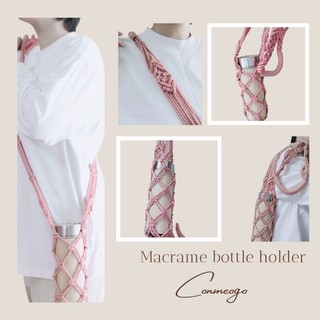 Túi Đeo Chéo Macrame - Túi Đựng Bình Nước Thân Thiện Với Môi Trường - Conmeogo.handmade