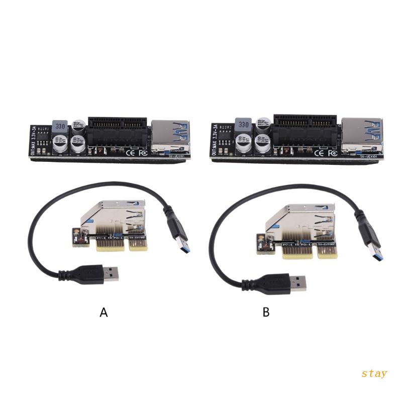 Dây Cáp Nối Dài PCI-E X1 X1 Sang PCIE X1 Cổng Usb 3.0 PCI-E