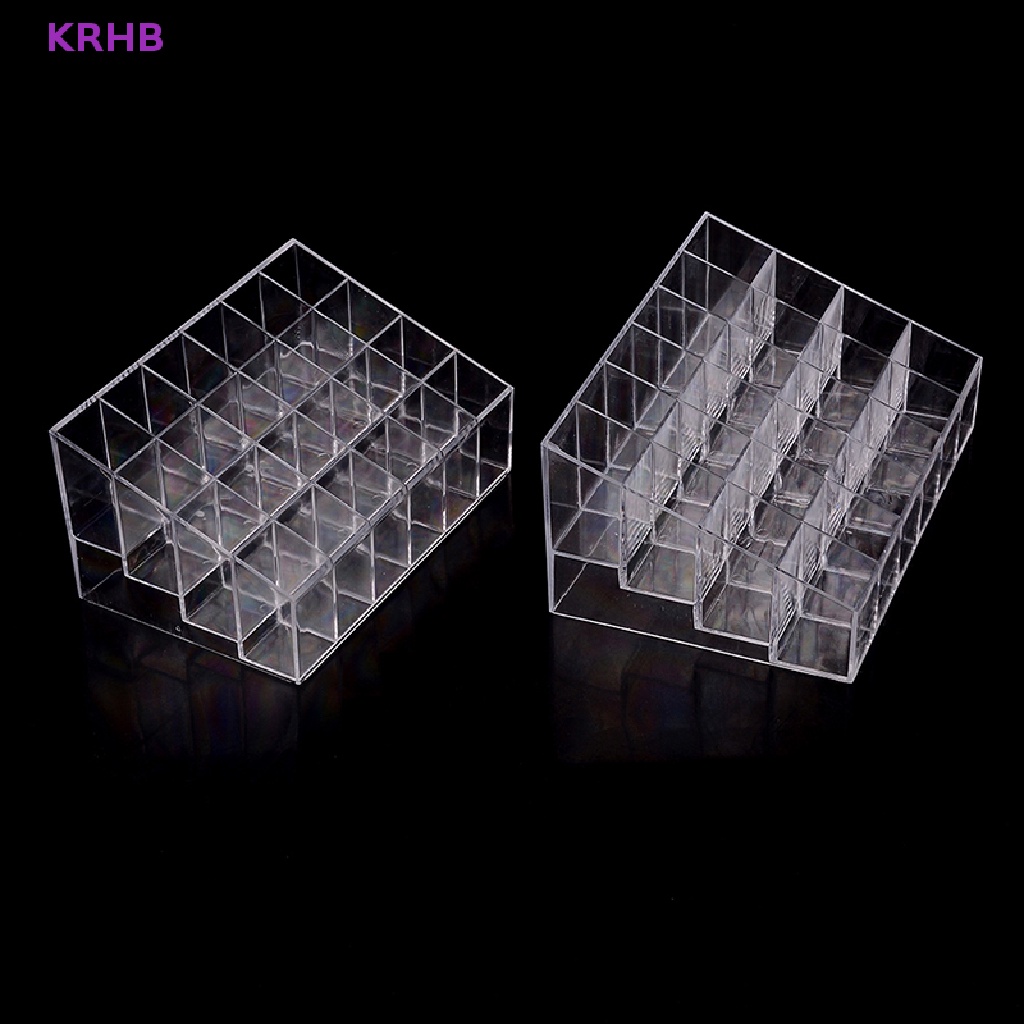 Khay Nhựa Acrylic Đựng Son Môi 24 / 36 / 40 Tiện Dụng Mới