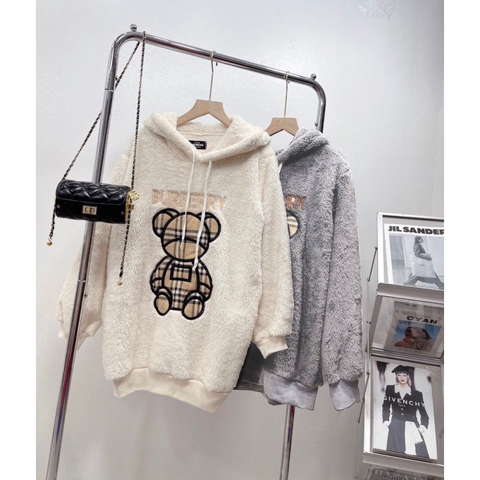 ÁO KHOÁC LÔNG THỤNG GẤU BBR 2 MÀU lương su shop