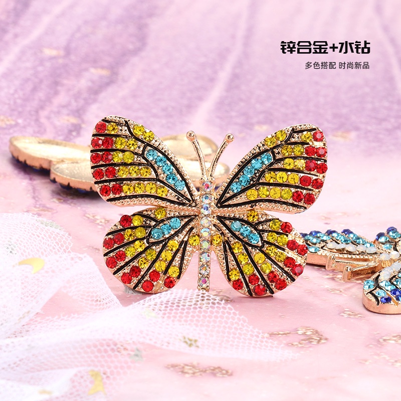 Ốp Điện Thoại Đính Đá Hình Bướm Chất Lượng Cao Thời Trang DIY