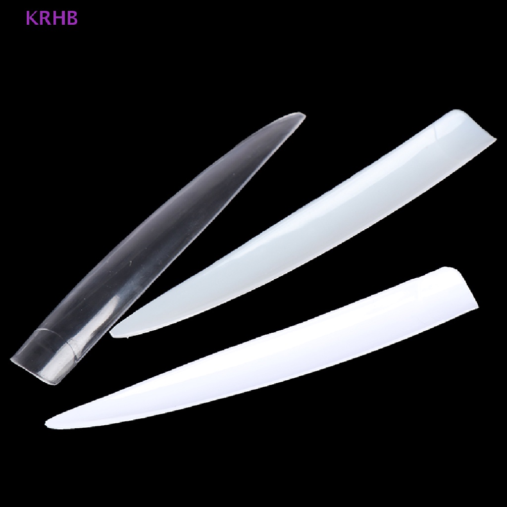 Set 10 Móng Tay Giả Sắc Bén Phong Cách Pháp Cho Salon Mới