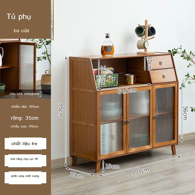 Tủ bếp kiểu Bắc Âu kệ bếp đơn giản đa năng