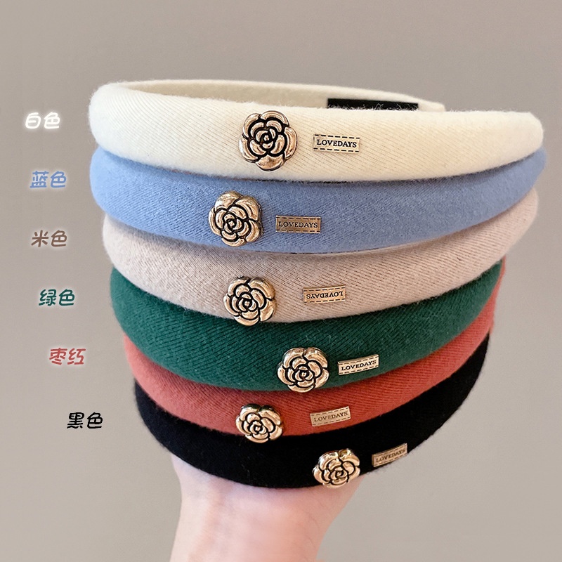 Băng Đô Cài Tóc Đính Hoa Nhỏ Có Hương Thơm Cao Cấp Thời Trang Mới Cho Nữ