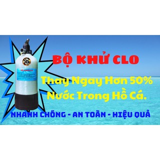 Bình khử clo hồ cá