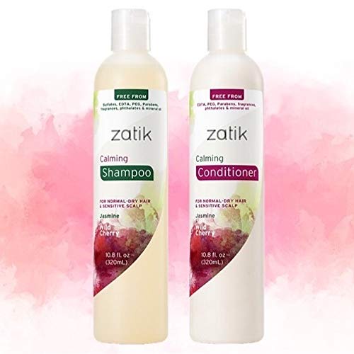 Zatik cherry - Dầu Gội Xả Làm Dịu da đầu Hương Anh Đào và Hoa Lài 320mL