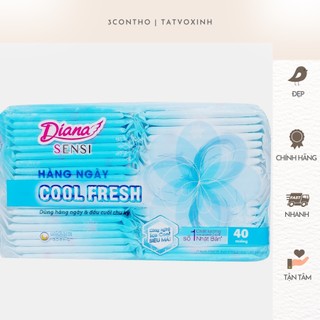 Băng Vệ Sinh Diana Hàng Ngày Sensi Cool Fresh 40 Miếng/Gói