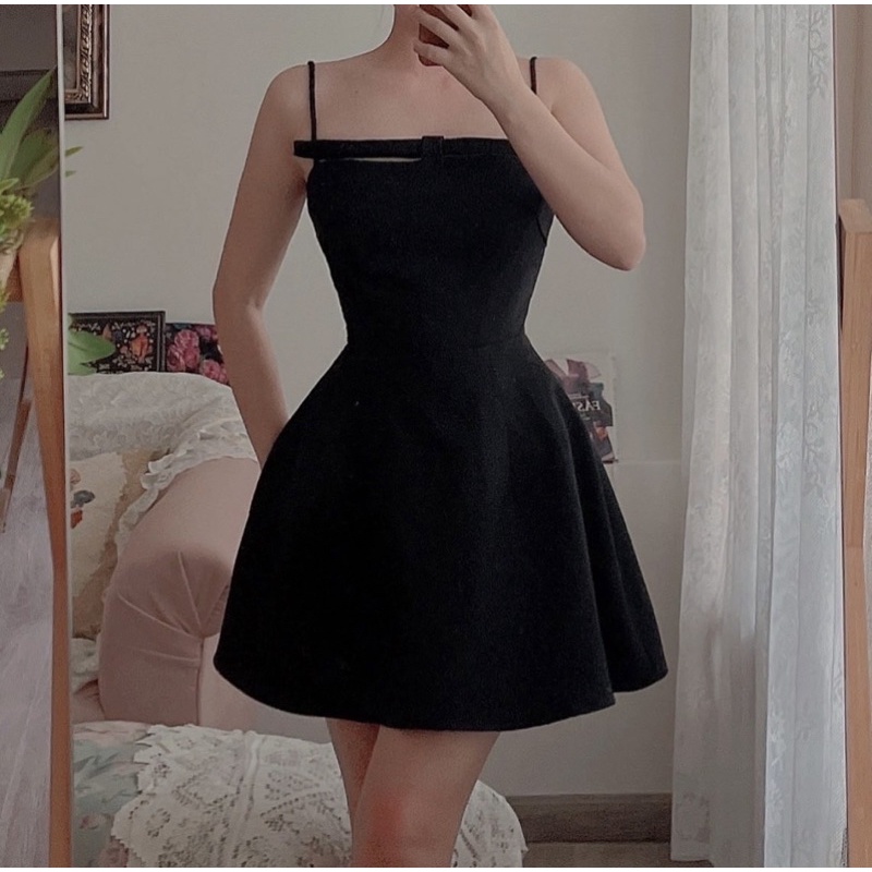 ĐẦM HAI DÂY BOWTIE DRESS