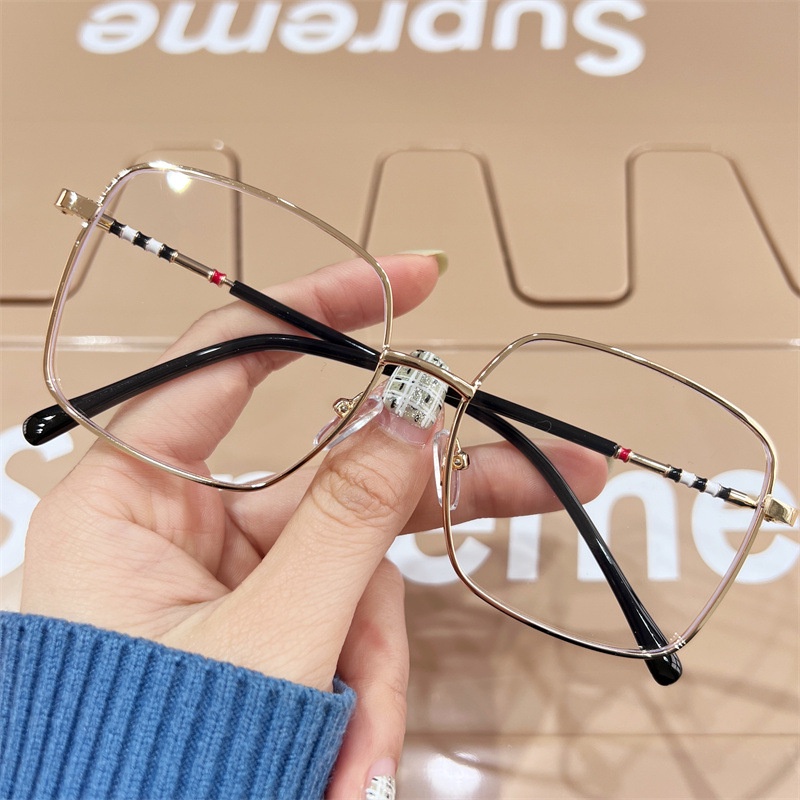 Kính Mát Gọng Lớn Chống Ánh Sáng Xanh Phong Cách Hàn Quốc Cho Nam Và Nữ