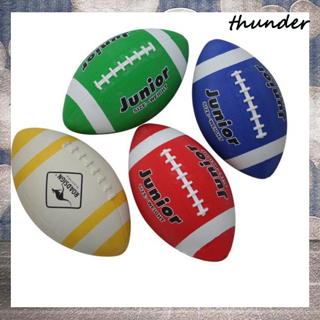 Quả Bóng Bầu Dục Bằng Cao Su 7 Màu Sắc Ngẫu Nhiên Chống Mòn Kích Thước Mỹ Dùng Làm Quà Tặng Giá