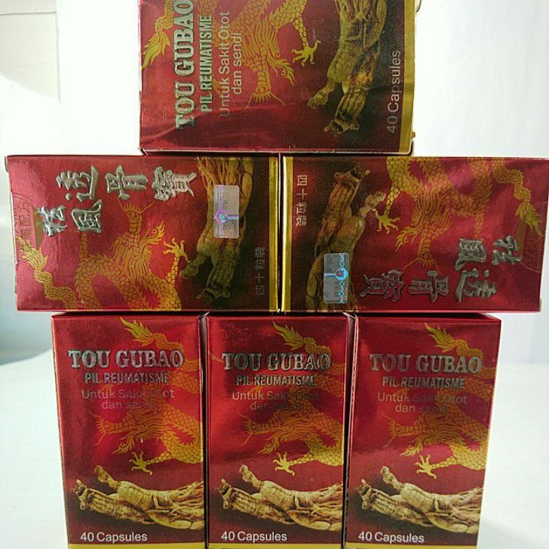 Nhân Sâm Thấu Cốt Bảo. TOU GUBAO. Hỗ trợ đau nhức xương khớp, đi lại khó khăn, giúp phục hồi tái tạo sụn khớp. Hộp 40 vi