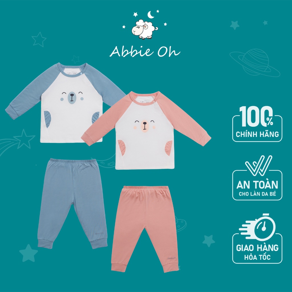 Bộ Quần Áo Dài Tay Cho Bé Trai Và Bé Gái AbbieOh BO393 BO492 TMĐT