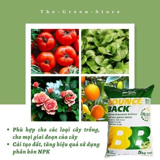 Phân BOUNCE BACK BB hữu cơ (1KG chiết lẻ từ bao 5kg) nhập khẩu từ Úc, dạng viên