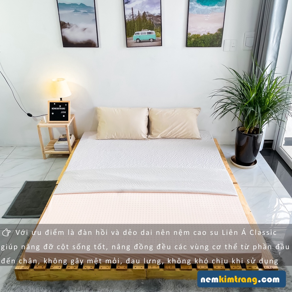 Nệm cao su Liên Á Classic - CHÍNH HÃNG, BẢO HÀNH 10 NĂM