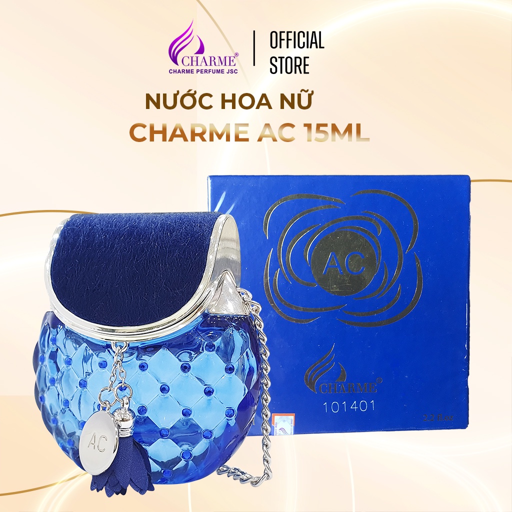 Nước hoa nữ cao cấp, Charme AC, mùi hương tinh tế, quý phái, gợi cảm, tỏa hương suốt ngày dài