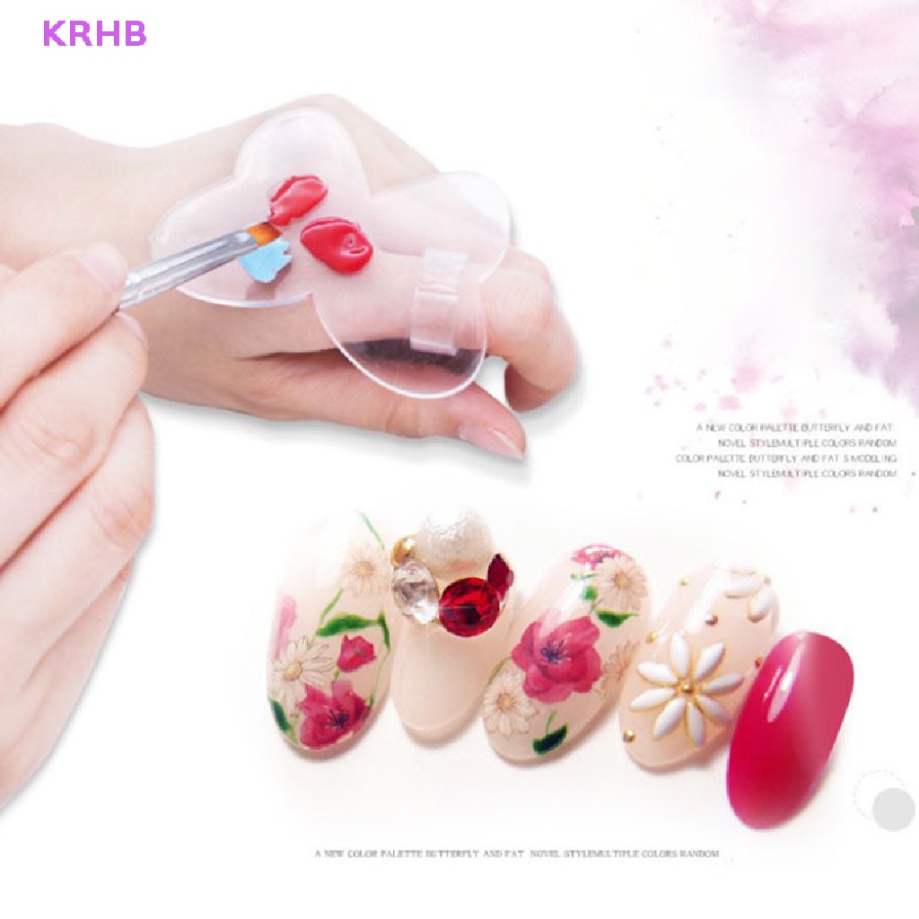 Khay Trộn Màu Sơn Móng Tay Nghệ Thuật Mới