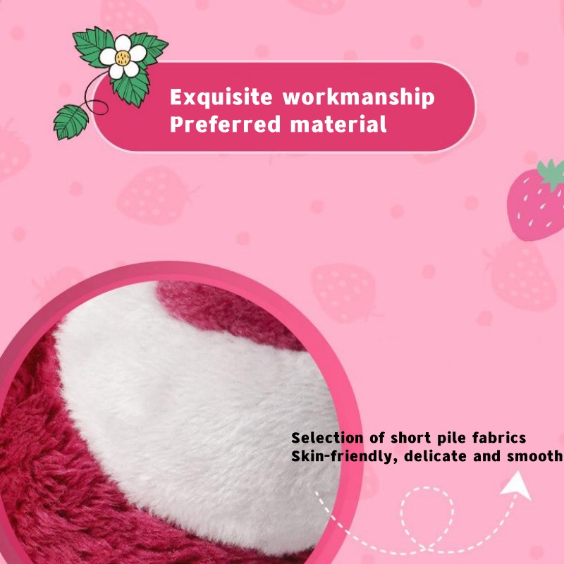 Thú Nhồi Bông Hình Chú Gấu Dâu Tây Disney Đáng Yêu Cho Bé Gái