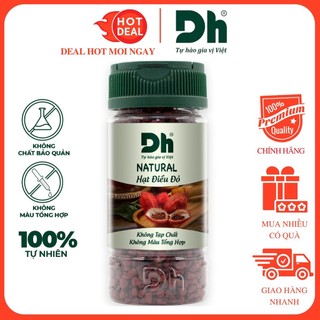 Hạt Điều Đỏ Natural Dh Foods Hũ 50G
