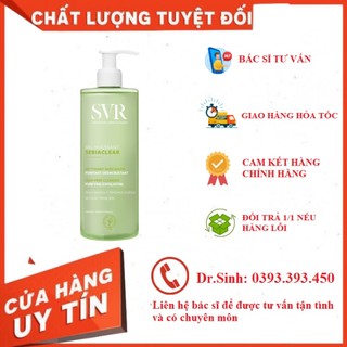 [ HÀNG CHÍNH HÃNG] Gell rửa mặt SVR Sebiaclear Gel Moussant dành cho da dầu mụn lọ 400ml