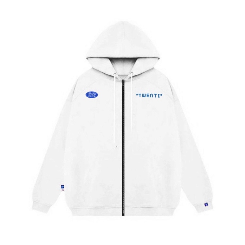 Hoodie zip localbrand Twenti full tag size XL