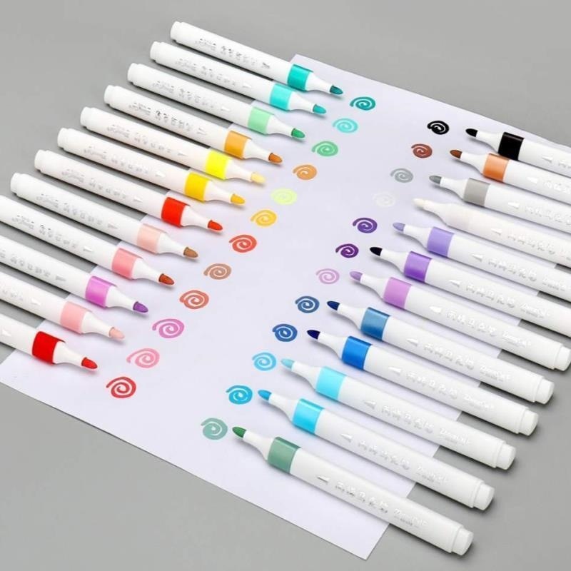 Set 24 / 36 Bút Lông Màu Không Phai Màu Dành Cho Học Sinh