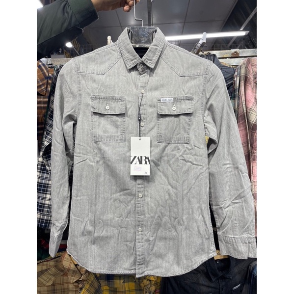 Áo sơ mi bò nam- dài tay 2023