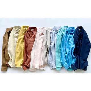 ĐẶT MAY - Áo sơ mi linen tưng washed - form relaxed