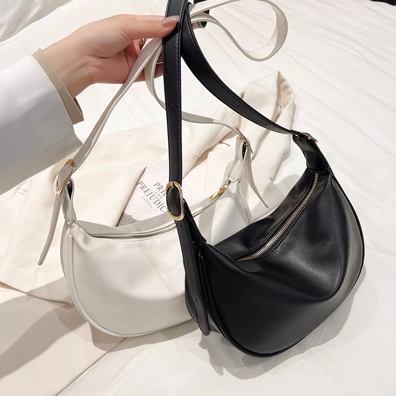 Túi Xách Nữ Kẹp Nách Trơn Da Mềm Classic *099* *102*